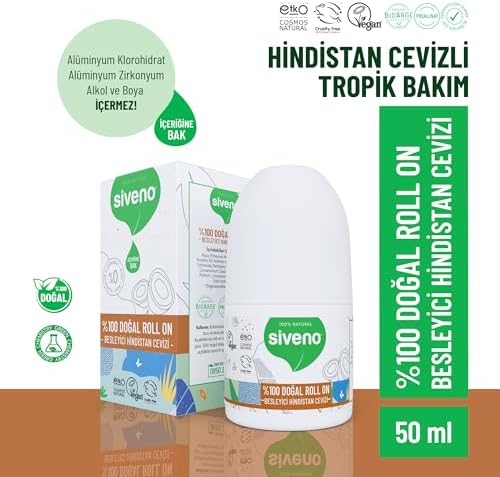 Alternative view of Siveno %100 Doğal Roll On Hindistan Cevizli Deodorant Ter Kokusu Önleyici Bitkisel Lekesiz Vegan 50 ml