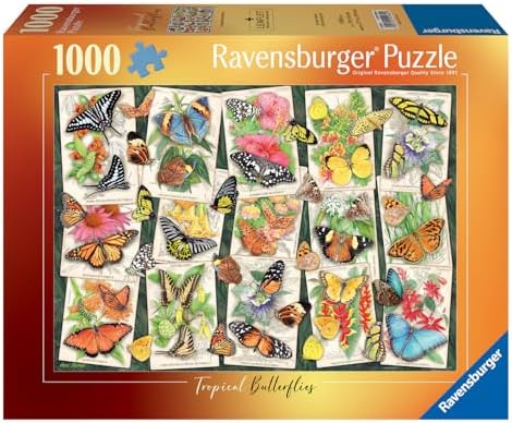 , 1000p Puzzle Kelebekler, Yetişkin Puzzle