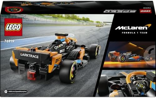 2023 McLaren Formula 1 Yarış Arabası Set 76919 – 9 Yaş ve Üzeri Kız ve Erkek Çocukları için Koleksiyonluk Oyuncak Model Yapım Seti, Çocuk Doğum Günü Hediyesi Fikri (245 Parça)