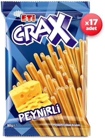 Crax Peynirli Çubuk Kraker 80 g x 17 Adet