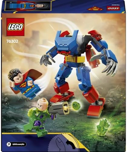 Alternative view of DC Superman Robotu, Lex Luthor’a Karşı 76302-6 Yaş ve Üzeri Süper Kahraman Sevenler için Yaratıcı Oyuncak Yapım Seti, Doğum Günü Hediyesi (120 Parça)