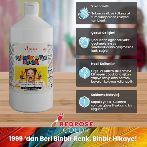 Beyaz Parmak Boyası 1000 gr