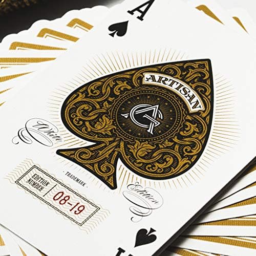 theory11 Artisian Koleksiyoner Beyaz iskambil Oyun Kağıdı Kartları - Görsel 3