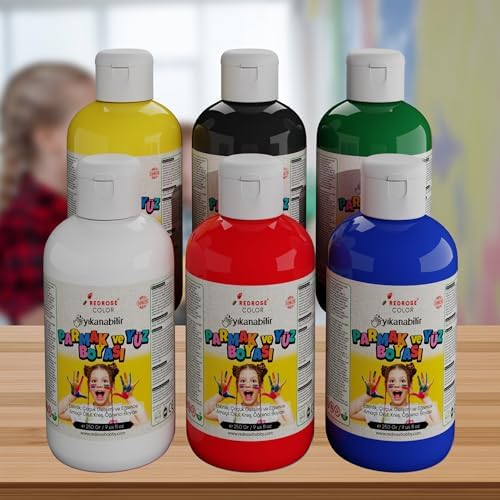 Alternative view of Ana Renkler Parmak Boyası 6'lı Set 6x250gr