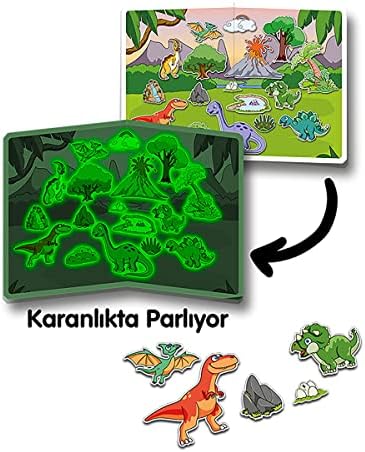 Alternative view of Dino World Manyetik Hikaye Oluşturma Kutu Oyunu