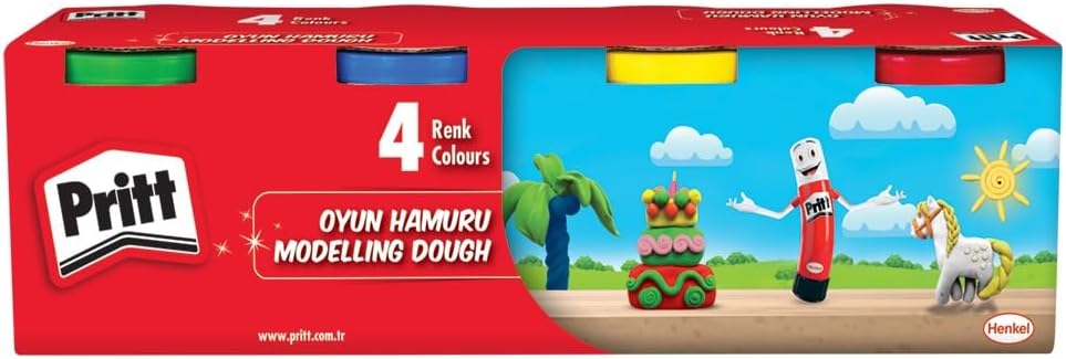 Alternative view of 4'lü Oyun Hamuru (4x100g)