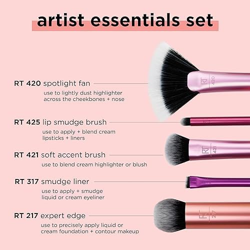 Alternative view of Techniques Techniques Essentials Makyaj Fırça Seti 1 Paket (1 x 1 Adet)