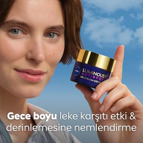 Luminous630 Leke Karşıtı Gece Yüz Bakım Kremi 50ml,Nemlendirici,Hyaluronik Asit,Thiamidol,Tüm Cilt ve Leke Tipleri - Görsel 3