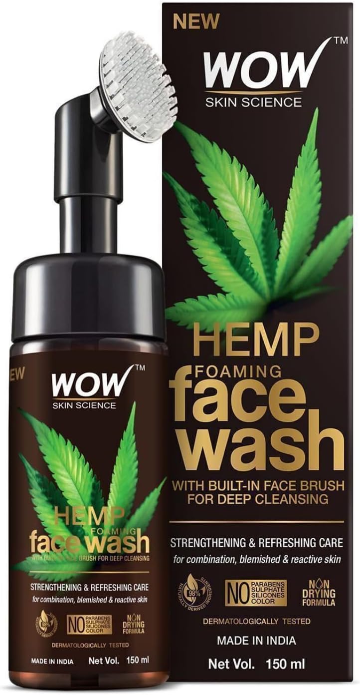 Alternative view of WOW Skin HEMP Yüz Temizleme Köpüğü-Güçlendirici Yenileyici Canlandırıcı Yüzde Doksan Sekiz Doğal İçerik 150ml