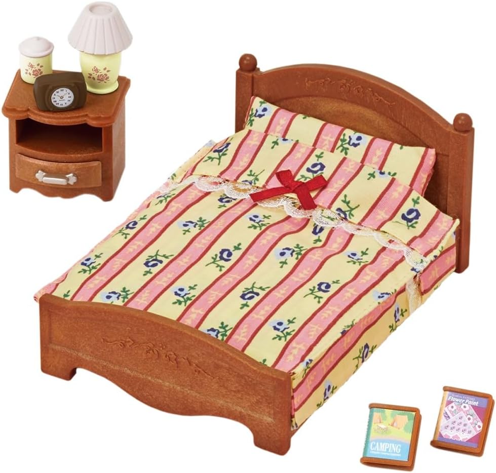Sylvanian Families 5019 Yarı Çift Kİşilik Yatak Oyuncak Bebek ve Aksesuarlar - Görsel 3