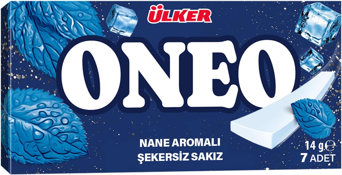 Alternative view of Oneo Slims Yeşil Naneli Sakız, 14 Gr