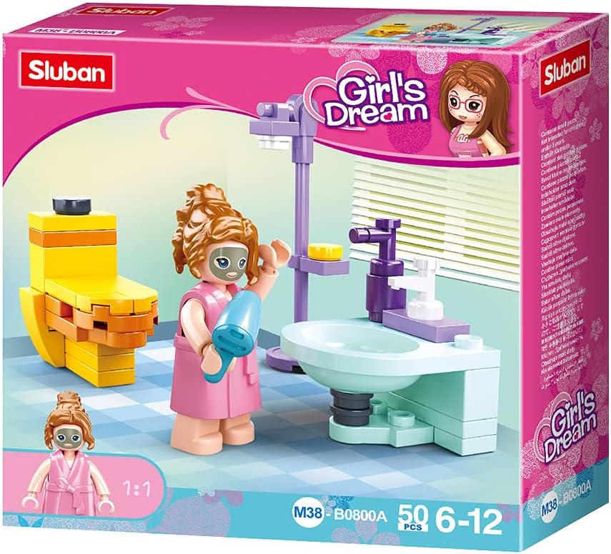 Alternative view of 's Banyo, Çok Renkli Yapım Seti, 50 Parça