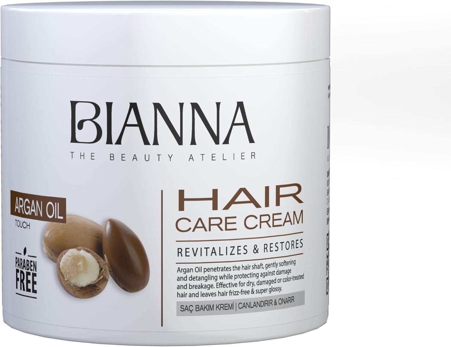 Saç Bakım Kremi Argan Yağlı Canlandırıcı ve Onarıcı Saç Bakım Kremi Tüm Saç Tiplerine Uygun