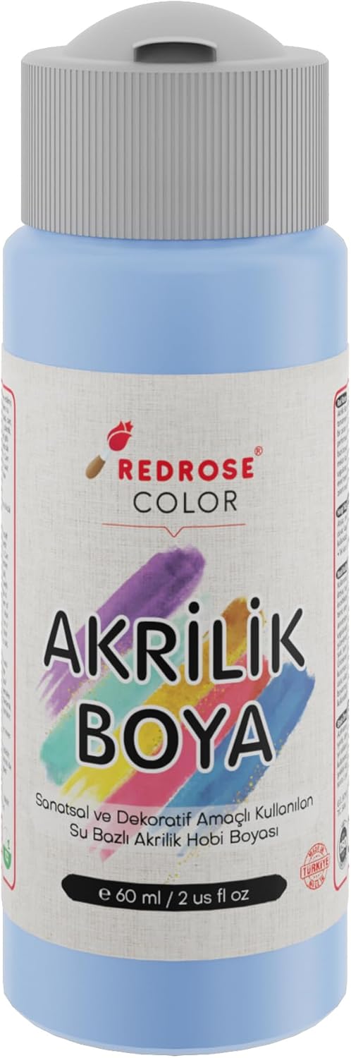 Açık Mavi Akrilik Boya 60 ml