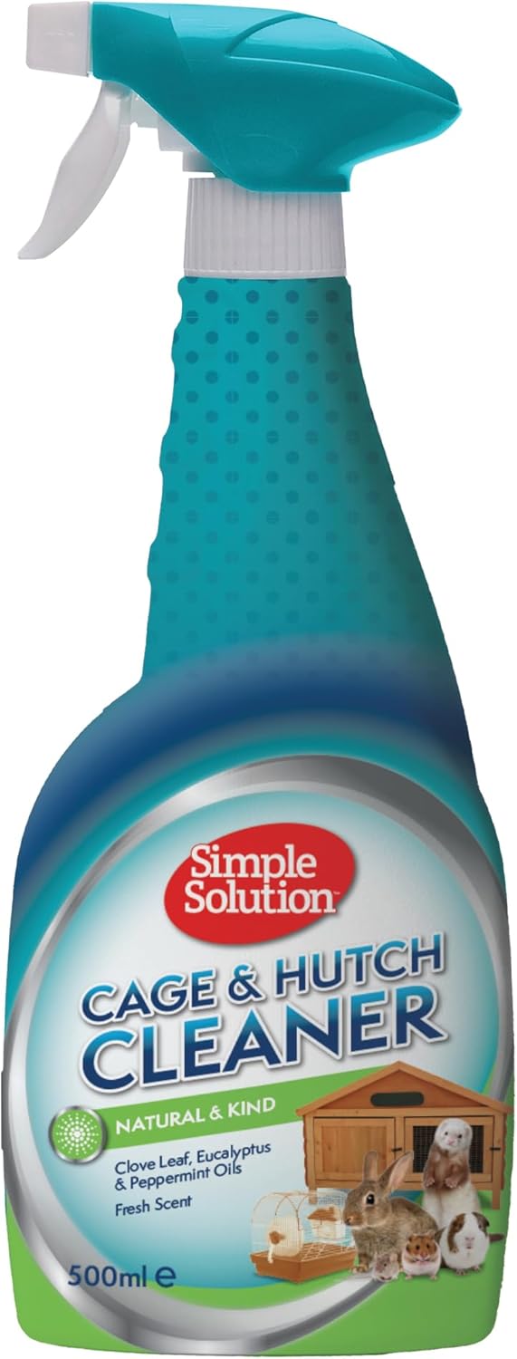 Alternative view of Simple Solution Cage & Hutch Cleaner Evcil Hayvan Kulübesi ve Kafesi Temizleyici Koku ve Leke Giderici Ahşap Metal ve Plastik Yüzeyler için 500 ml