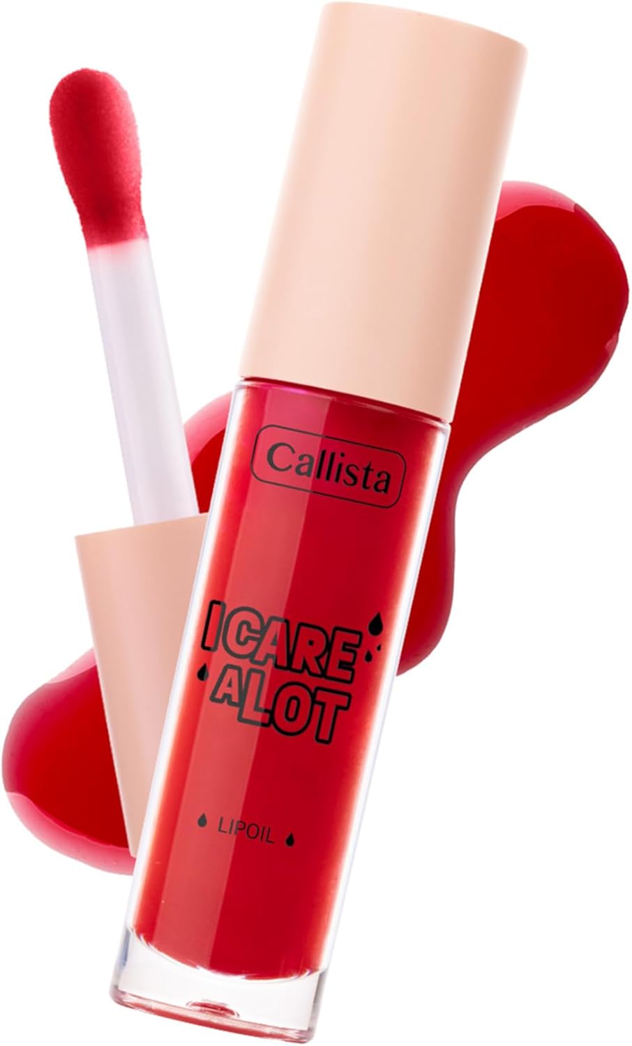 Alternative view of Callista I Care A Lot Lip Oil Nemlendirici ve Parlatıcı Dudak Bakım Yağı - 40 Red Vibes - Kırmızı