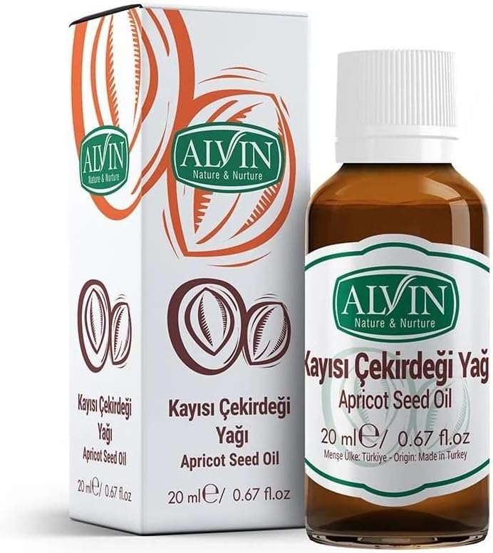 Alternative view of Alvin Kayısı Çekirdeği Yağı, Soğuk Sıkım,Yüzde Yüz Saf ve Doğal, 20 ml