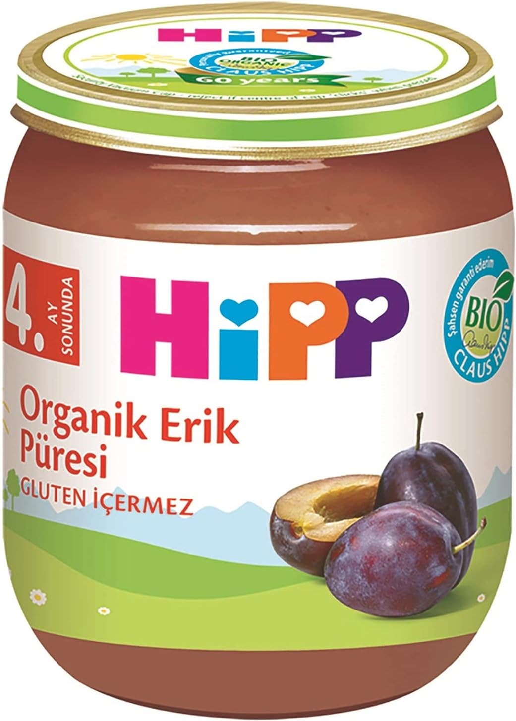Alternative view of Organik Erik Püresi 125 gr