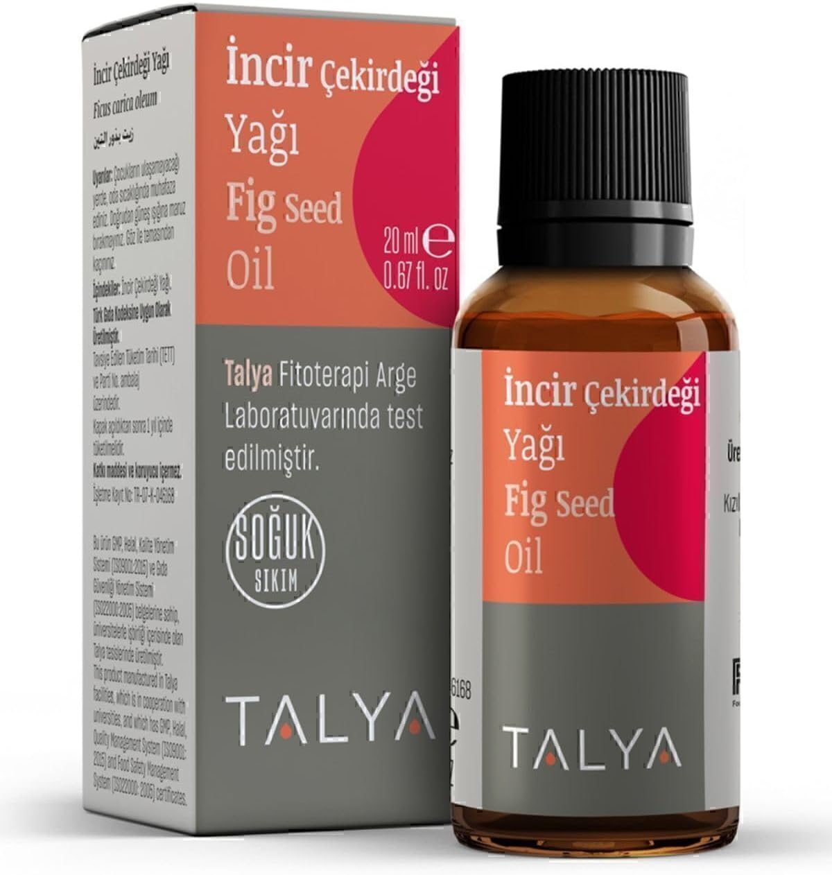 Alternative view of İncir Çekirdeği Yağı, Soğuk Sıkım,%100 Saf Ve Doğal, 20 ml