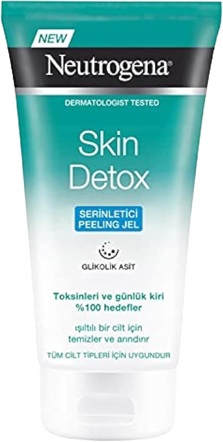 Alternative view of – Arındırıcı Skin Detox Peeling (150 ml tüp) – Glikolik asit içeren, tüm cilt tipleri için temizleme jeli – Toksinlere ve kirlilik kalıntılarına karşı, ışıltılı bir cilt görünümü için