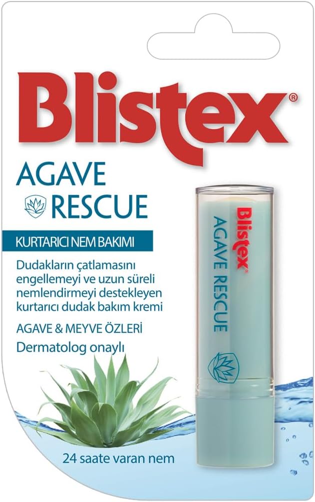 Blistex Agave Rescue Uzun Süreli Nemlenmeyi Destekleyen Kurtarıcı Dudak Bakım Kremi 3.7 g