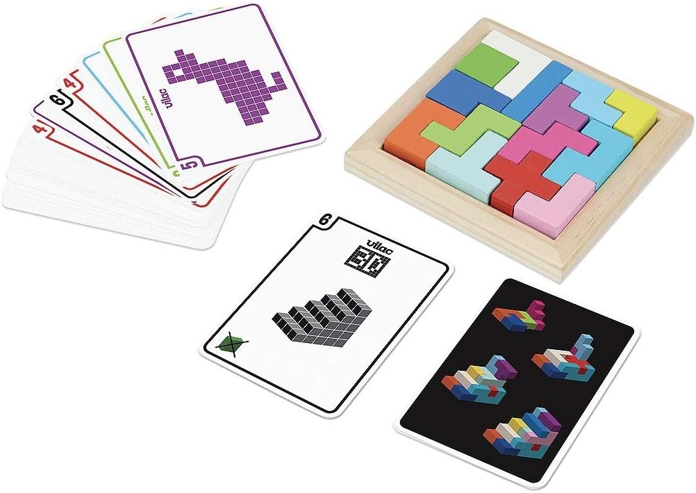 Vilac Astublok Brain Teaser 3 Boyutlu Bulmacalar