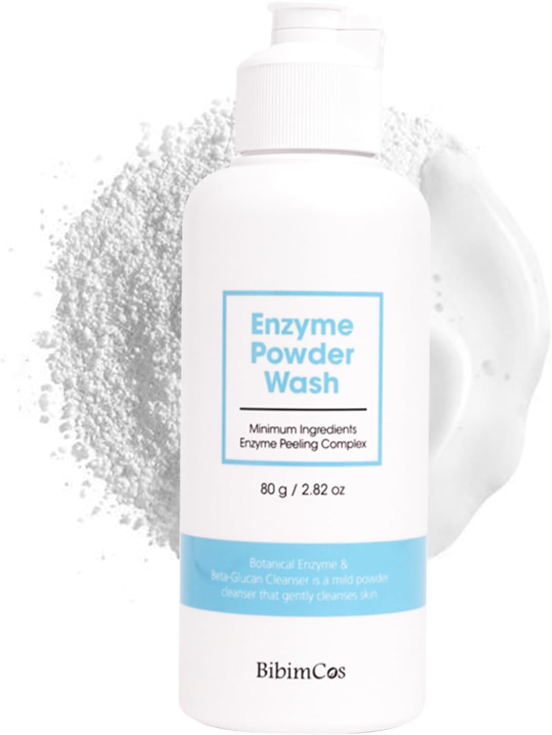 BibimCos Arındırıcı Toz Temizleyici, Papaya Enzimi, Günlük Temizleme, Enzimatik Peeling, Siyah Nokta ve Gözenek Bakımı, Tüm Cilt Tipleri İçin, 80g