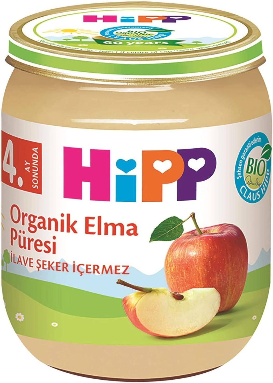 Alternative view of Organik Elma Püresi 125 gr
