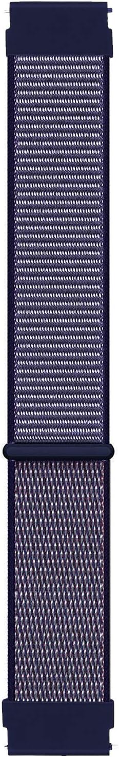 GT2 46mm için Hasırlı Kordon Woven Sport Loop Mor - Görsel 2