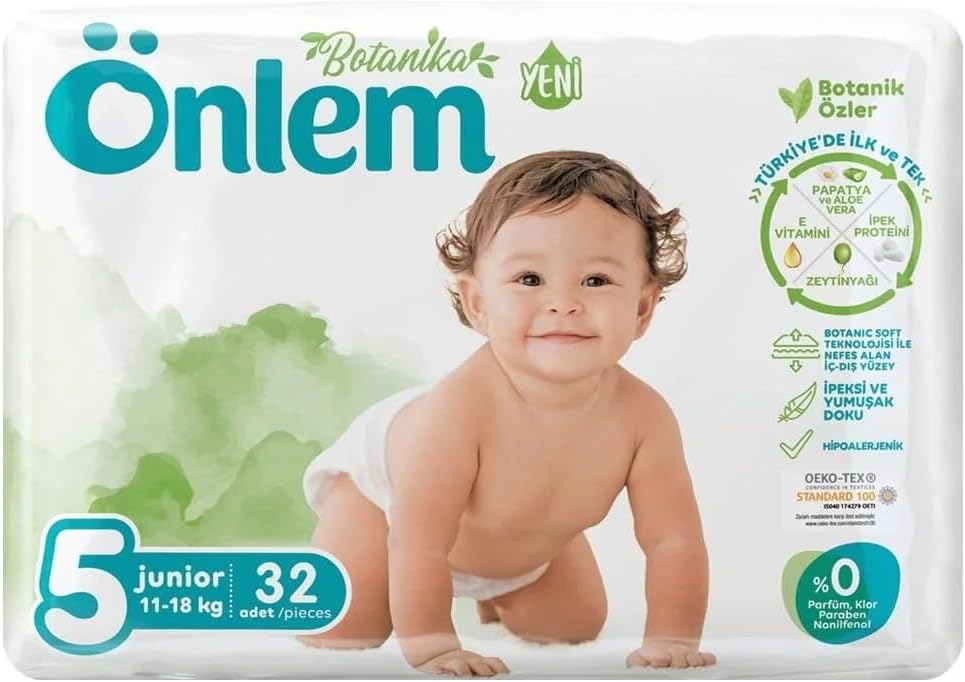 Alternative view of Önlem Botanika Bebek Bezi İkili Jumbo Paket Junior 32 Adet