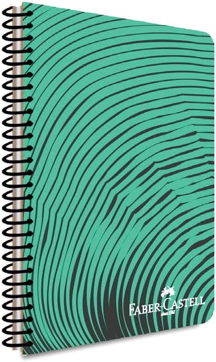 Alternative view of Dalga Desenli Spiralli Defter, A4, 80 Yaprak, 70g Kağıt, Kareli, Dayanıklı Kapak, Kolay Açılan Spiral Cilt, Asorti Renkler