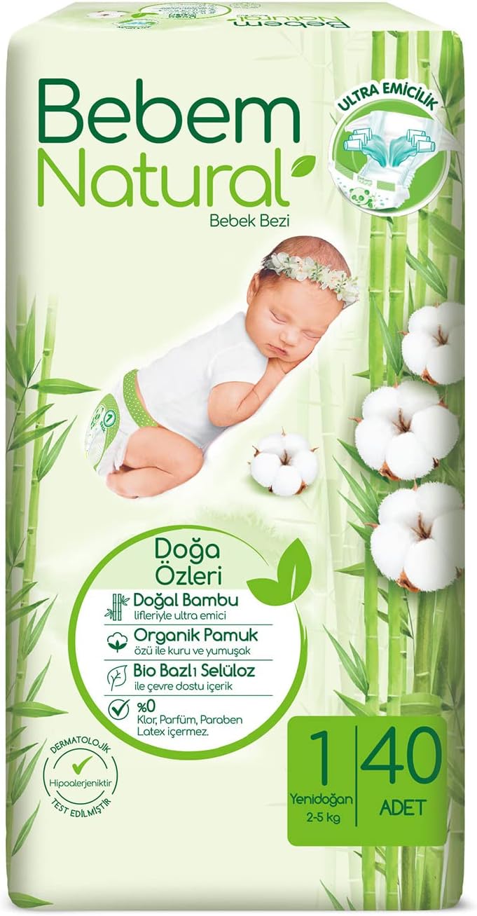 1 Beden Yenidoğan Bebek Bezi (1 x 40 Adet)