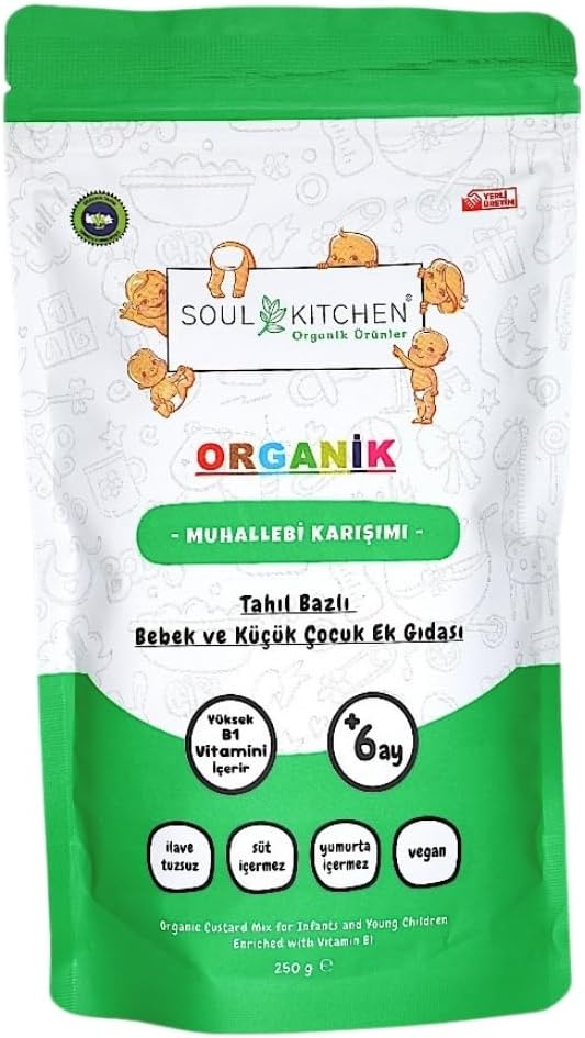 Alternative view of Organik Bebek Muhallebisi B1 Vitaminli Tahıl Bazlı Ek Gıda 250gr