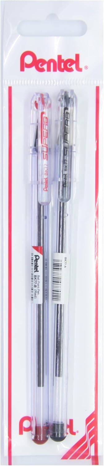 Alternative view of 0.7 mm Yağ Bazlı Roller Kalem SİYAH-KIRMIZI