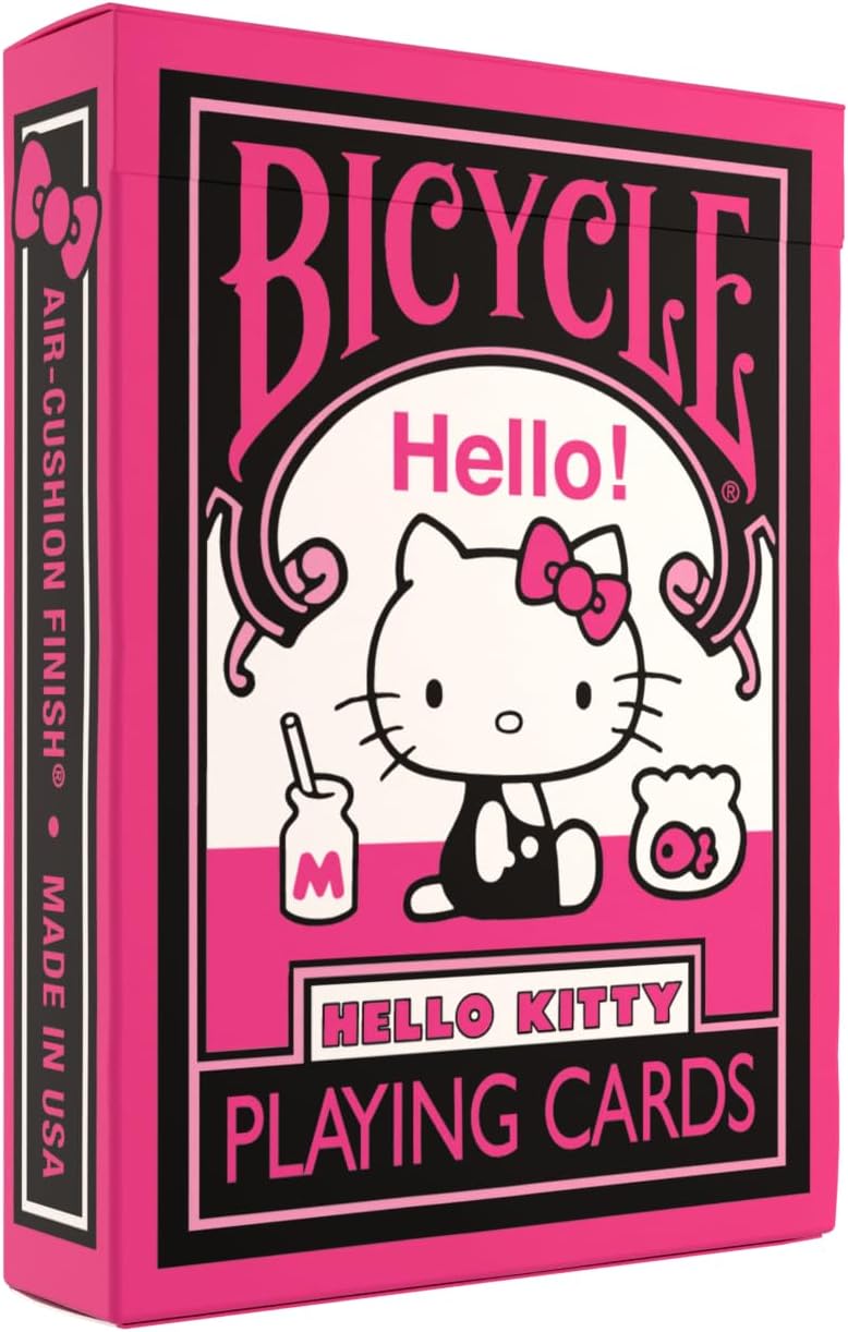 Alternative view of Hello 50th Anniversary, Siyah ve Pembe Oyun Kartları