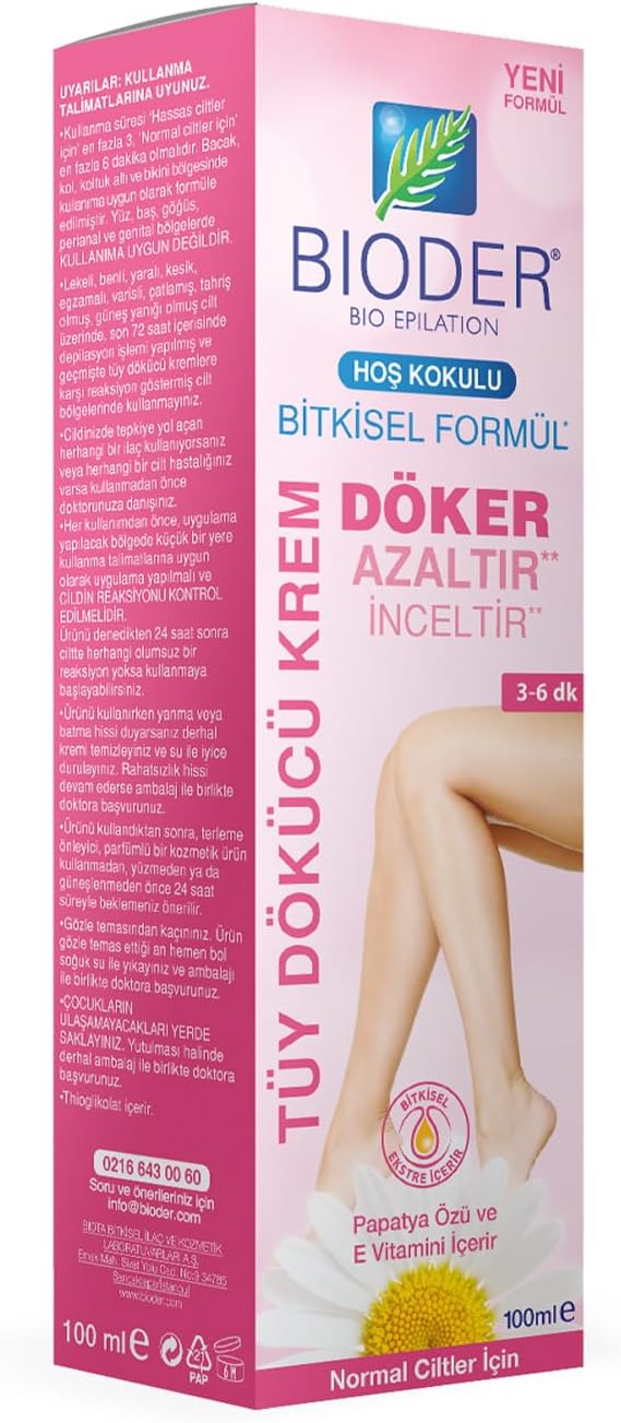 Alternative view of Bioder Normal Ciltler İçin Tüy Dökücü Krem 100 ml