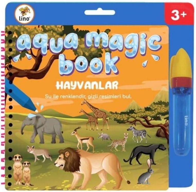 Alternative view of Aqua Book Hayvanlar (Sihirli Boyama Kitabı)
