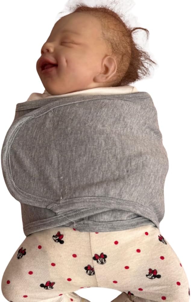 Alternative view of Bebek Kundak Kemer Ayarlanabilir Ergonomik Yenidoğan Yarım Kundak (Gri)