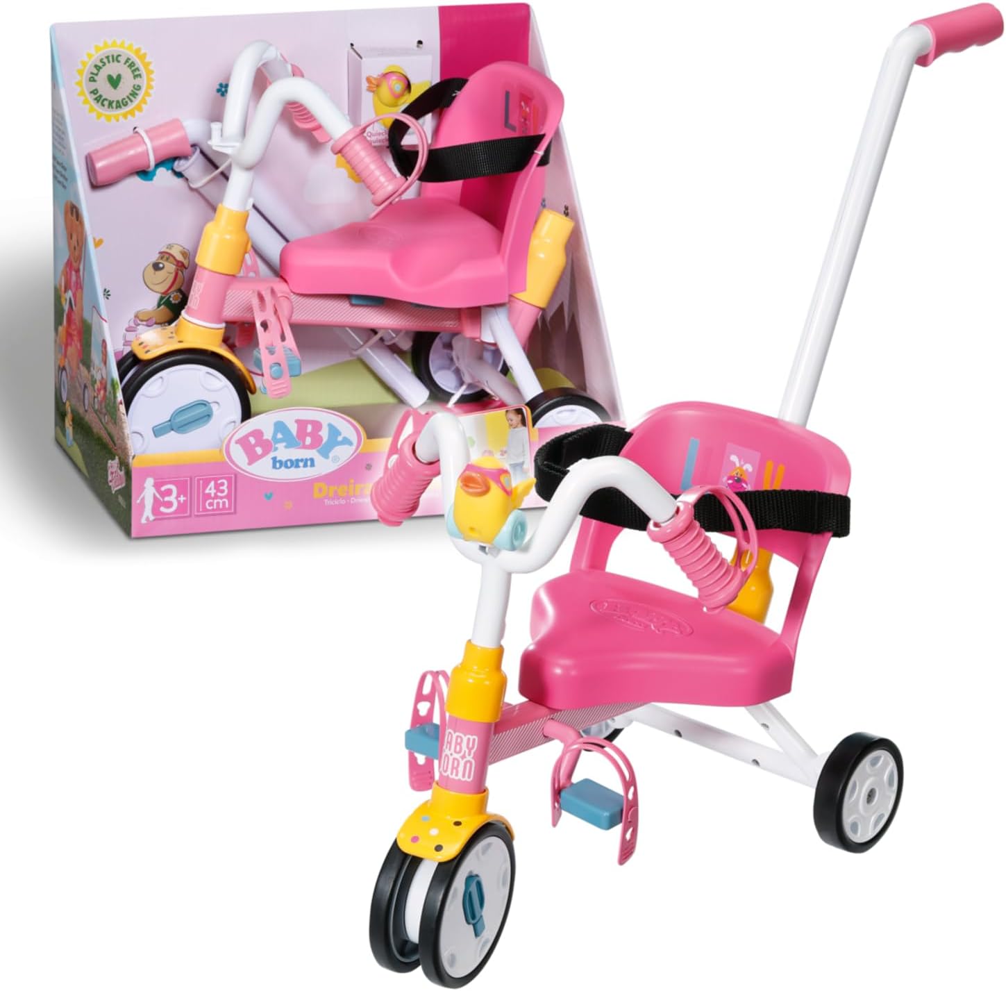 BABY born, Zapf Creation Oyuncak 3 Tekerlekli Bisiklet, 834299, Renkli