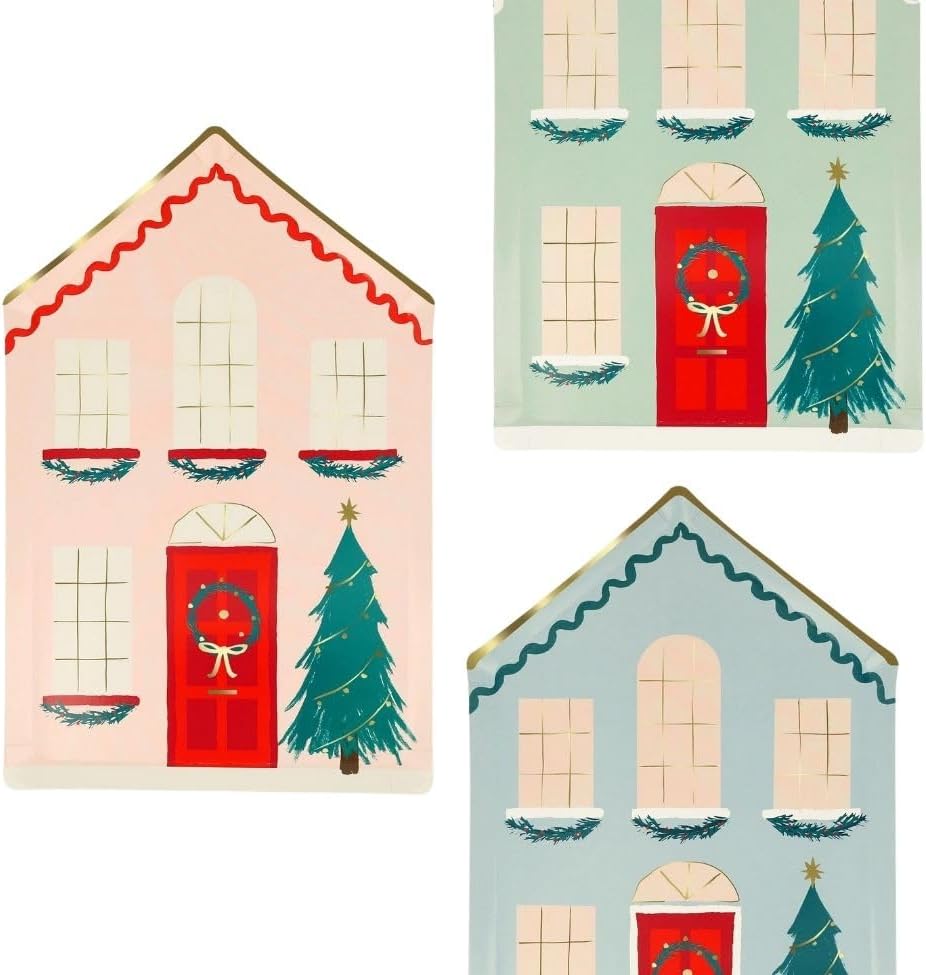 - Festive Plates - Kutlama Evi Tabak (8'li)