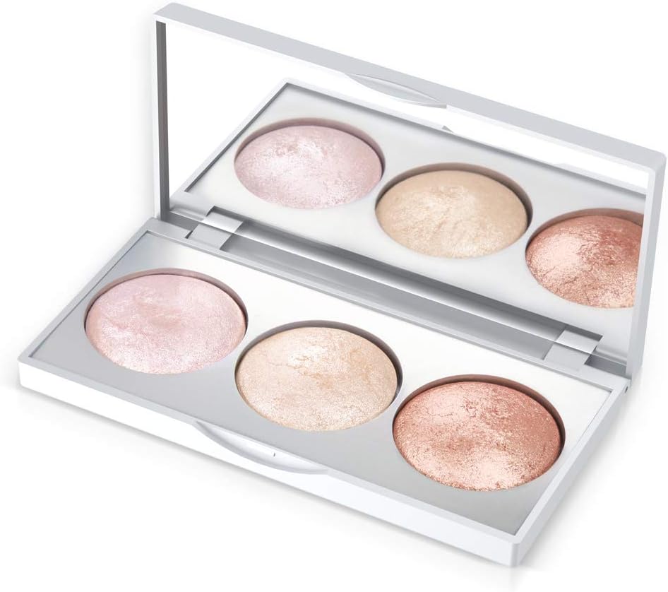 Alternative view of Strobing Highlighter - 3'lü Fırınlanmış Aydınlatıcı Paleti