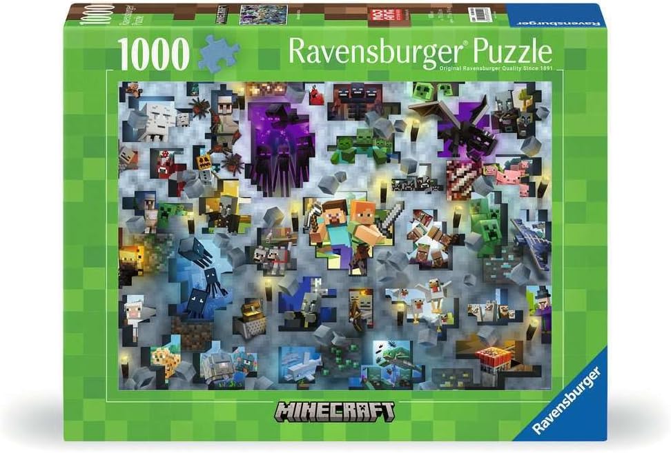 Alternative view of 1000 Parçalı Puzzle Minecraft, Yapboz