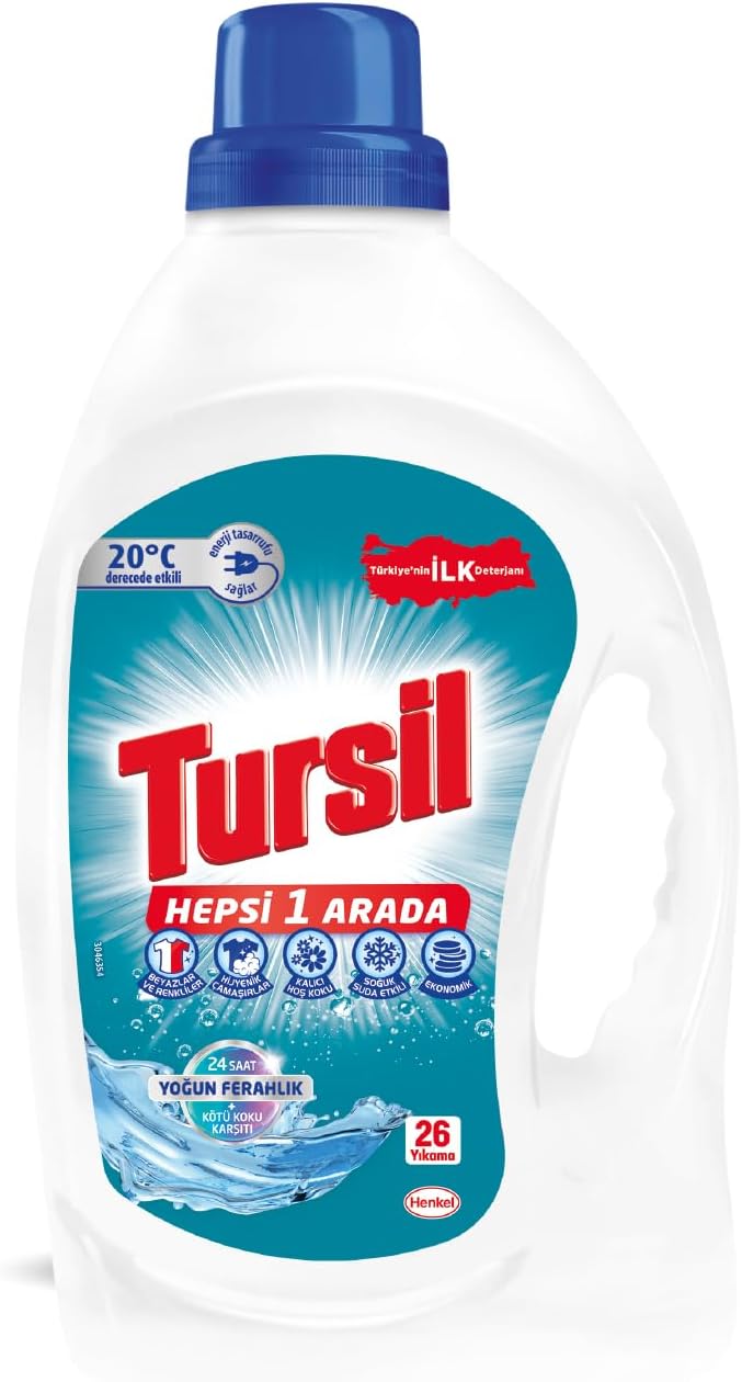 Yoğun Ferahlık Sıvı Çamaşır Deterjanı 26 Yıkama 1690 ml - Görsel 3