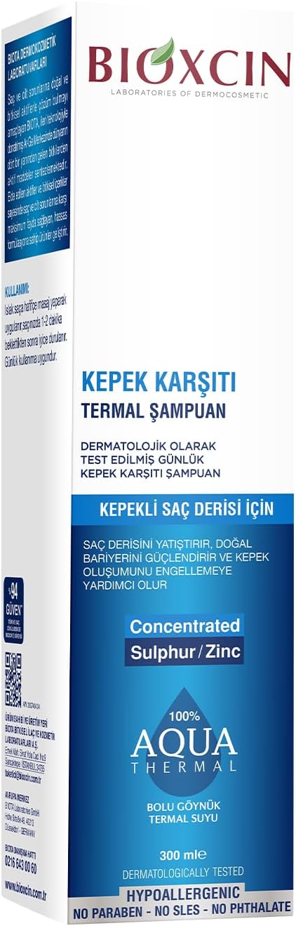 Alternative view of Aqua Thermal Kepek Karşıtı Şampuan – Termal Su ve Bitkisel İçerikli Saç Bakımı – Yoğun Kepek Önleyici – 300 ml
