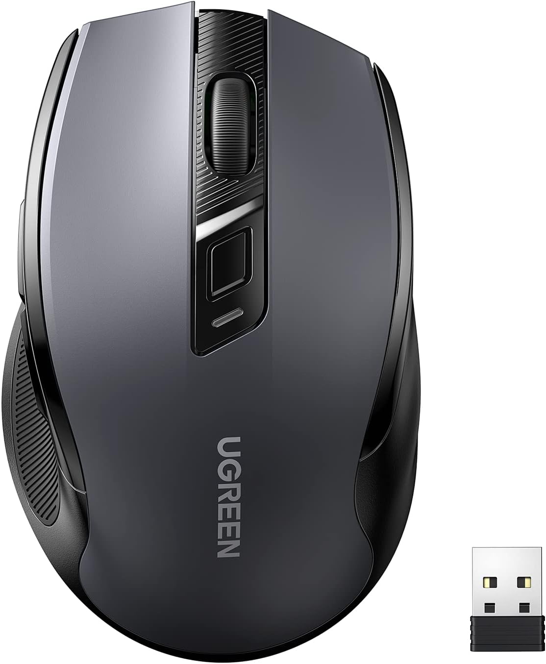 Alternative view of Dizüstü Bilgisayar Kablosuz Fare Ergonomik Sessiz Tıklama USB Fare, Hassas Takip Bilgisayar Faresi, Gecikmesiz Duyarlı 18 Aylık Pil Ömrü, 4000 DPI Ayarlanabilir