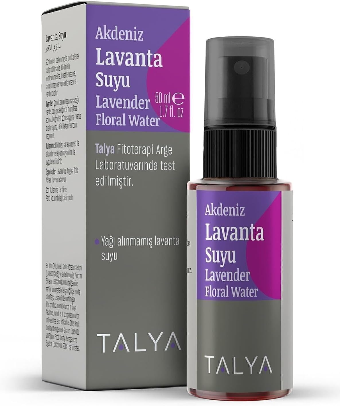 Akdeniz Lavanta Suyu,%100 Saf, Doğal Ve Katıksız, Sprey Şişe, Ferahlatıcı Etkili Tonik, 50 ml - Görsel 3