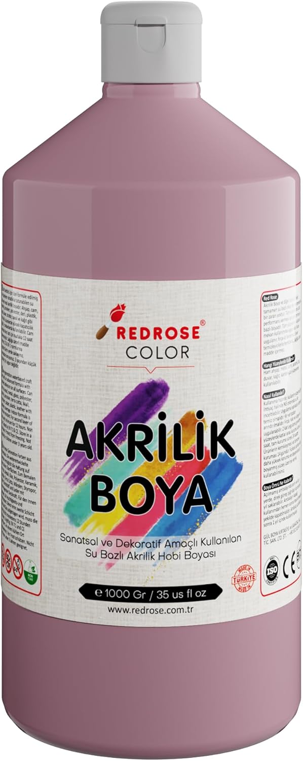 Açık Pembe Akrilik Boya 1000 gr