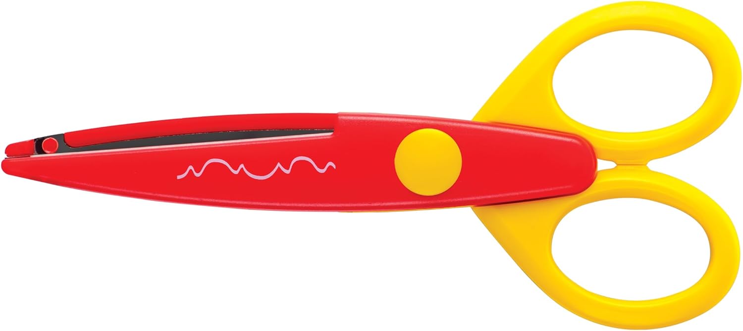 KIDS,KR-53 DALGA ŞEKİLLİ MAKAS,138 mm LACİVERT