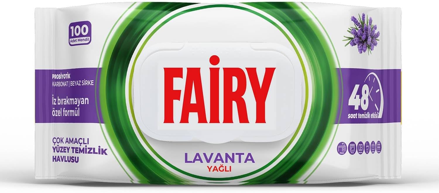 Çok Amaçlı Yüzey Temizlik Havlusu 100 Yaprak | Lavanta Yağlı | Beyaz Sirke & Karbonat | 48 Saat Temizlik Etkili | İz Bırakmayan Formül - Görsel 3
