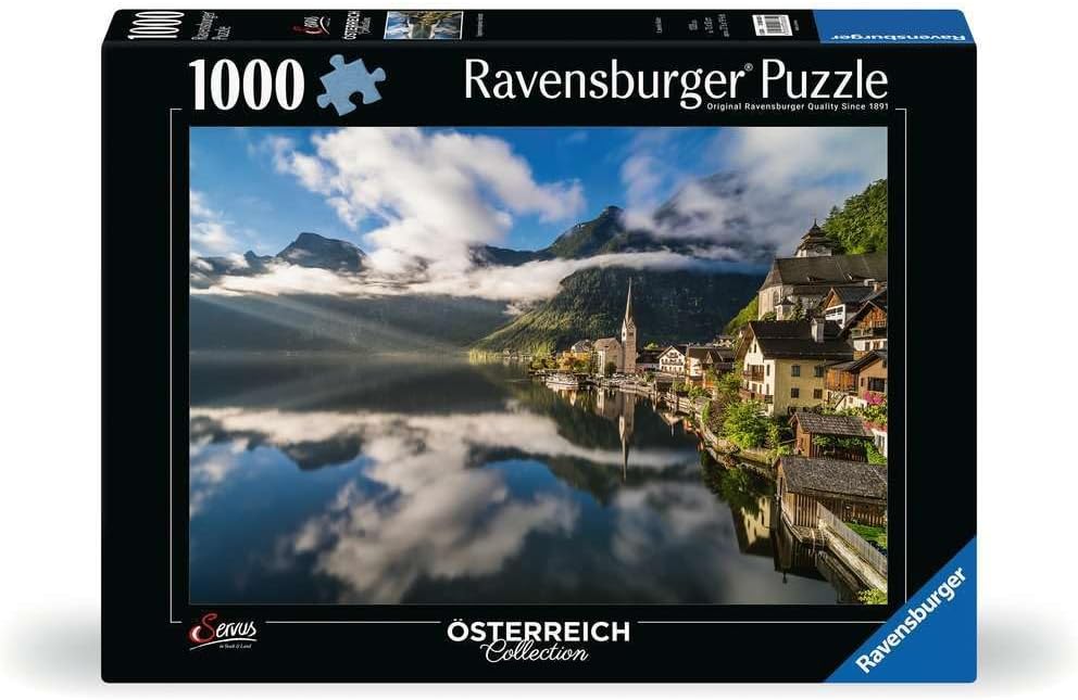 , 1000p Puzzle Avusturya Hallstatt, Yetişkin Puzzle